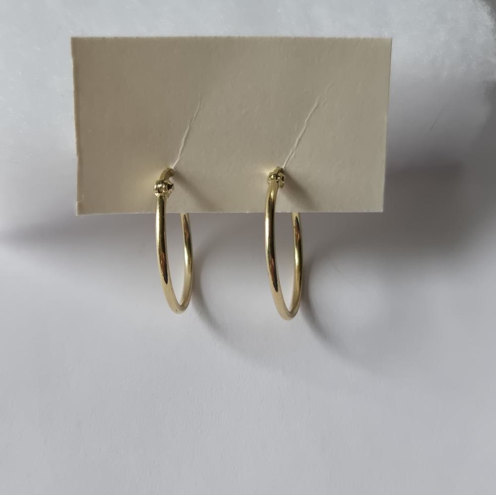 Elegant Gold Hoop Earrings